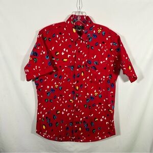 Ruddock Bros. Shirtmakers Western Wear Shirt Short Sleeve Men’s 15.5, w/ Spots